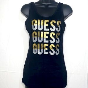 Guess Logo Tank Top
Size: Large 
Color: Black